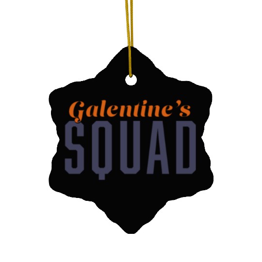 Be My Galentine. Galentine's Day Ceramic Ornaments