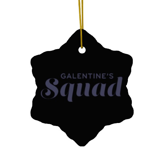 Be My Galentine. Galentine's Day Ceramic Ornaments