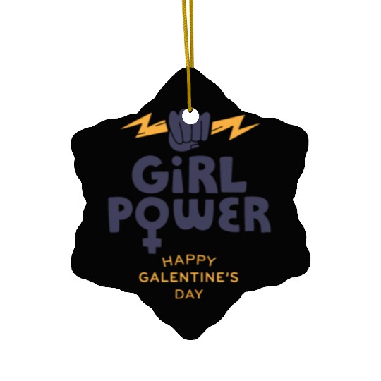Be My Galentine. Galentine's Day Ceramic Ornaments