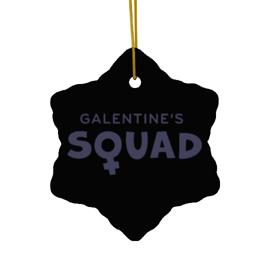 Be My Galentine. Galentine's Day Ceramic Ornaments