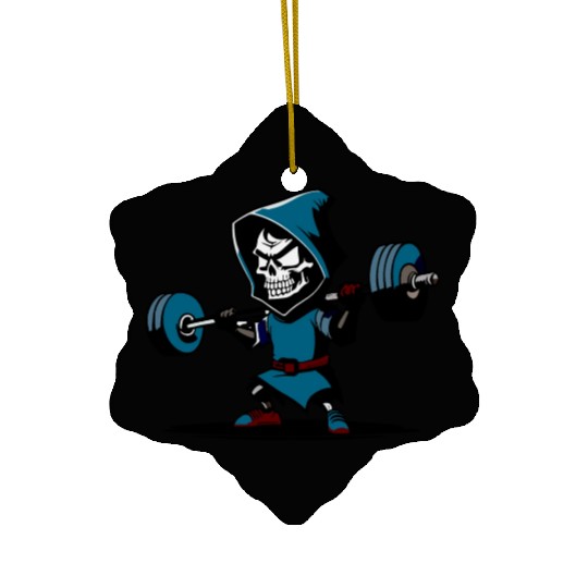 Gym Reaper, Grim Reaper Ceramic Ornaments halloween fitness