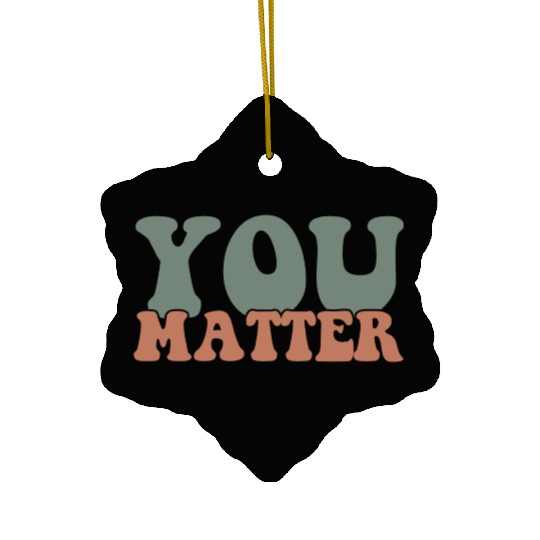 Dear Person Behind Me Message front Ceramic Ornaments