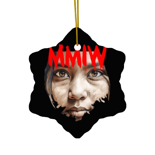 Missing Murdered Indigenous Women MMIW Ceramic Ornaments