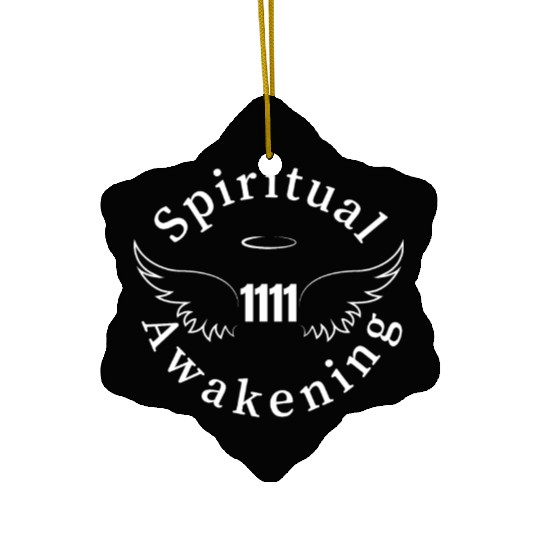 1111 Angel Number Spiritual Awakening Ceramic Ornaments