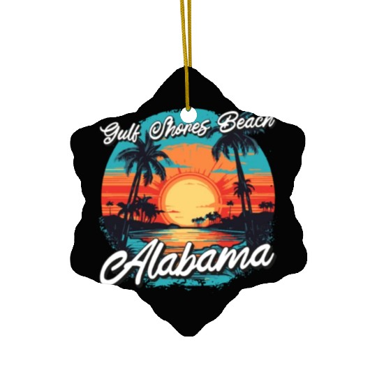 Surfing-Sailing Camping-Hiking-swimming fun Ceramic Ornaments