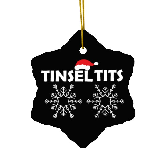 Tinsel Tits Ceramic Ornaments