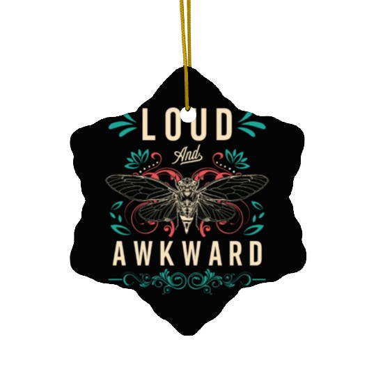 Cicadas Loud And Awkward Loves Periodical Cicada Ceramic Ornaments