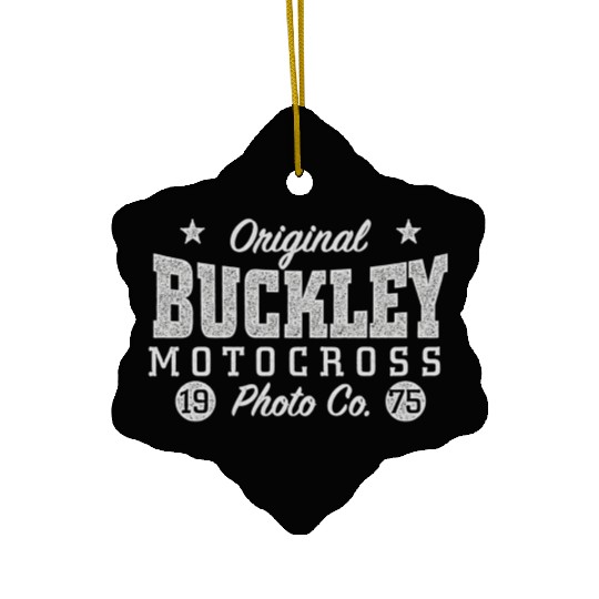 Original Buckley Motocross Photo Co Ceramic Ornaments