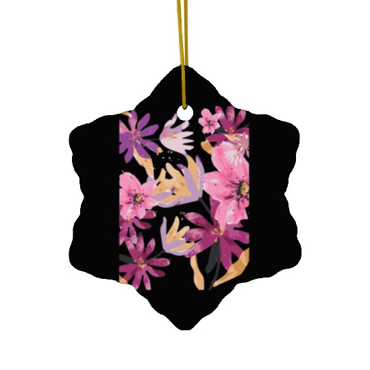 Wildflowers Floral Nature Flower Ceramic Ornaments