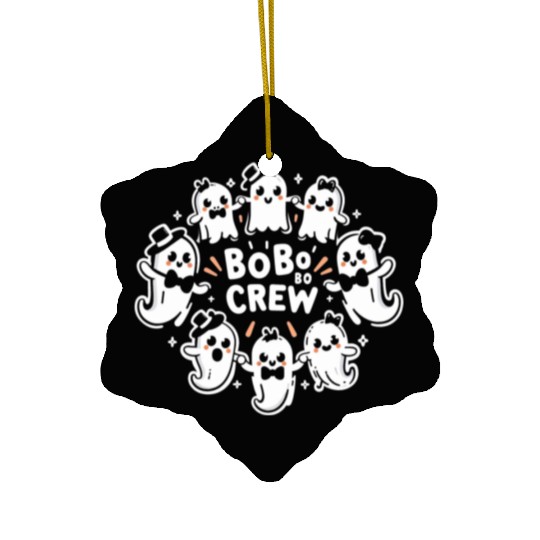 Boo Boo Crew Ceramic Ornaments