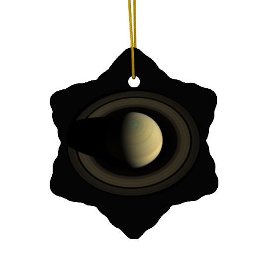 Saturn The Jewel of the Solar System Ceramic Ornaments