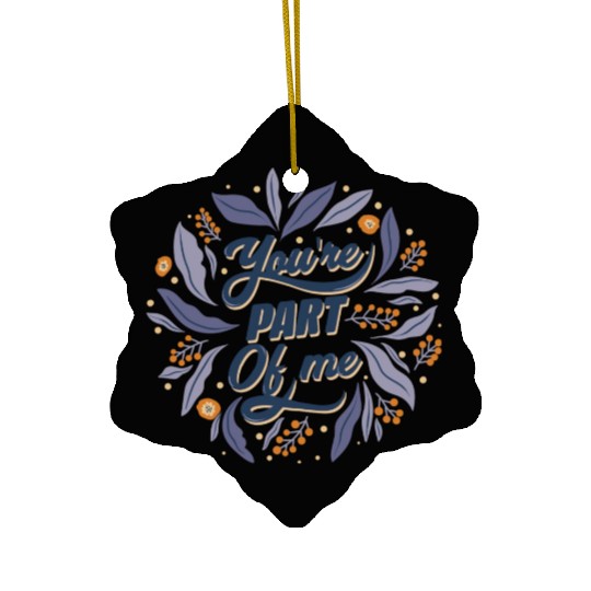 Hopeful Hearts Embrace Ceramic Ornaments