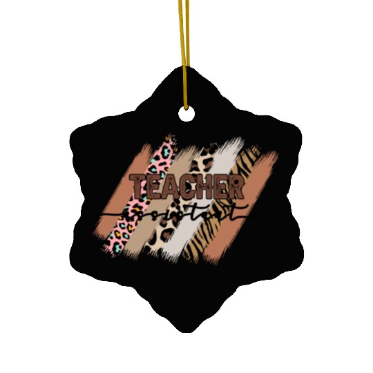 Teacher Assistant Ceramic Ornaments