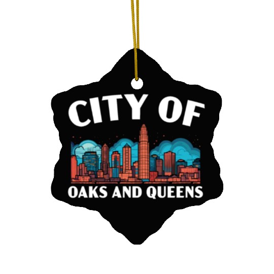 Charlotte North Carolina USA America United States Ceramic Ornaments