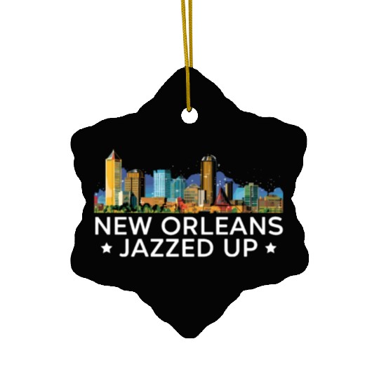 New Orleans Louisiana USA America United States Ceramic Ornaments