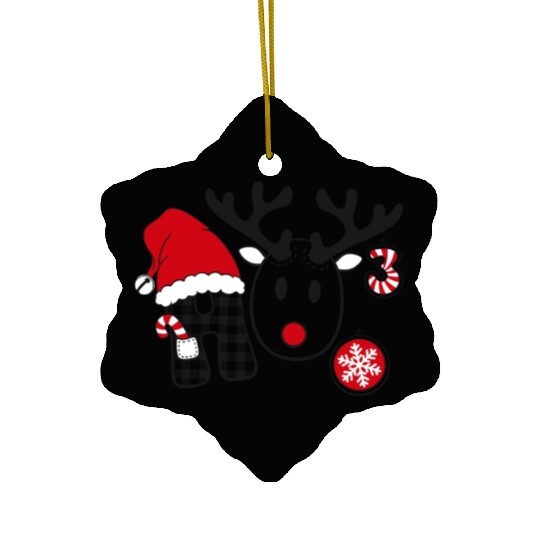ugly christmas ho ho ho sweater Ceramic Ornaments