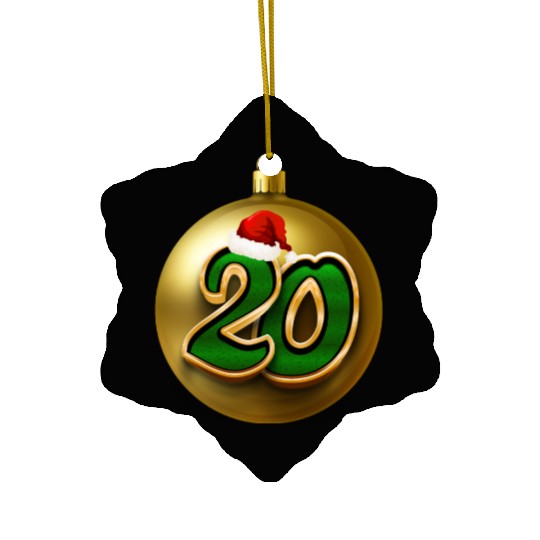 Twenty Years Birthday - 20th Wedding Anniversary Ceramic Ornaments