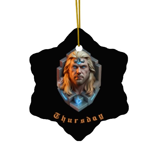 Thursday | Day of Thor Ceramic Ornaments