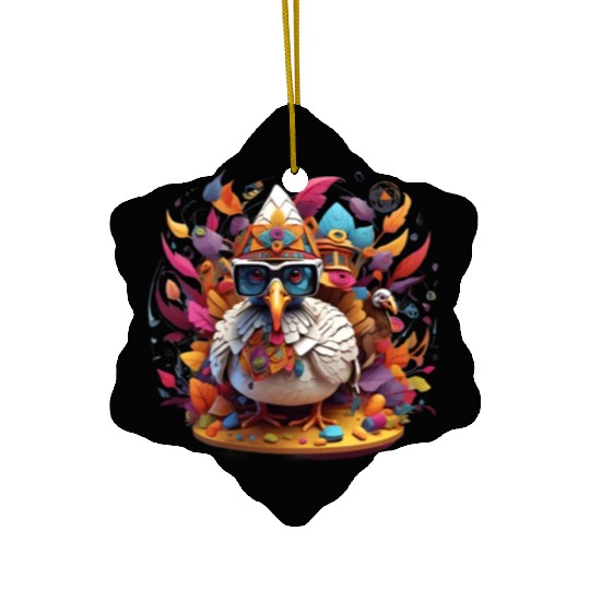 Pilgrim Turkey dons their Futuristic Ceramic Ornaments