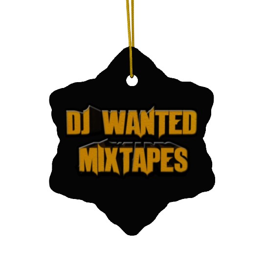 Popular Youtube Mixtape Dj Logo Ceramic Ornaments