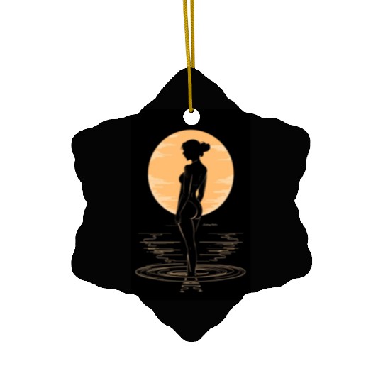 Elegance Redefined: Black and Gold Collection Ceramic Ornaments