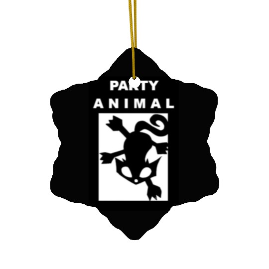 PARTY ANiMAL 2 Ceramic Ornaments