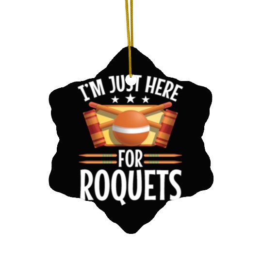 Croquet Mallet Croquet Club Croquet Player Croquet Ceramic Ornaments