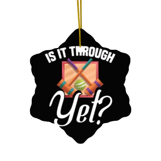 Croquet Mallet Croquet Club Croquet Player Croquet Ceramic Ornaments