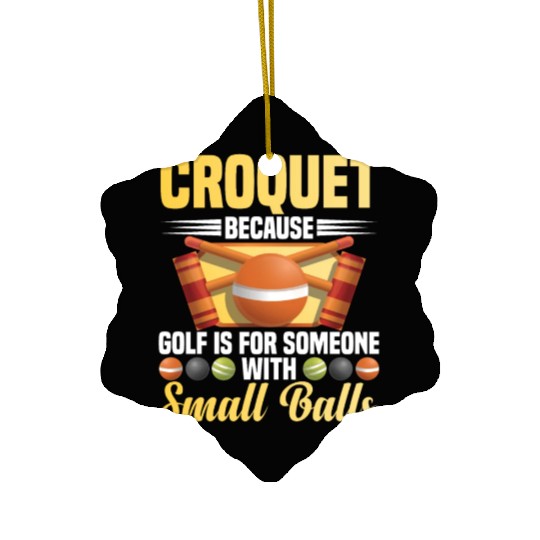 Croquet Mallet Croquet Club Croquet Player Croquet Ceramic Ornaments