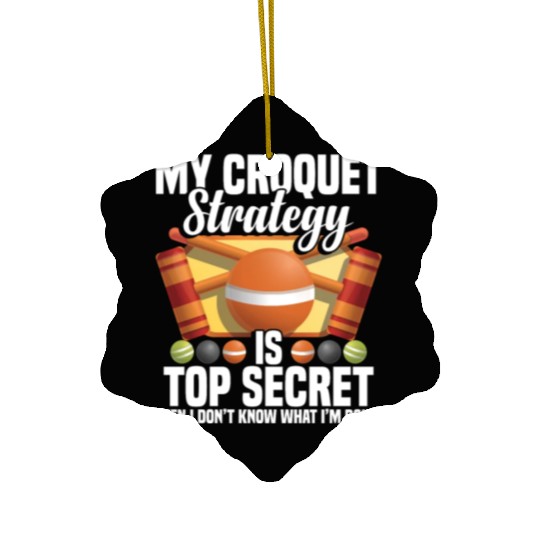 Croquet Mallet Croquet Club Croquet Player Croquet Ceramic Ornaments