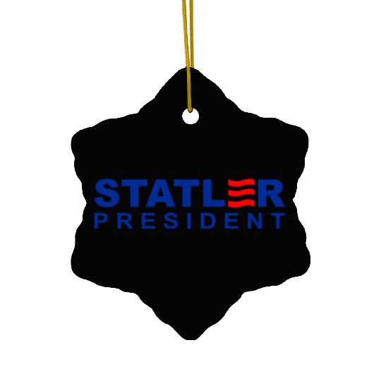 Statler and Waldorf For President Ceramic Ornaments