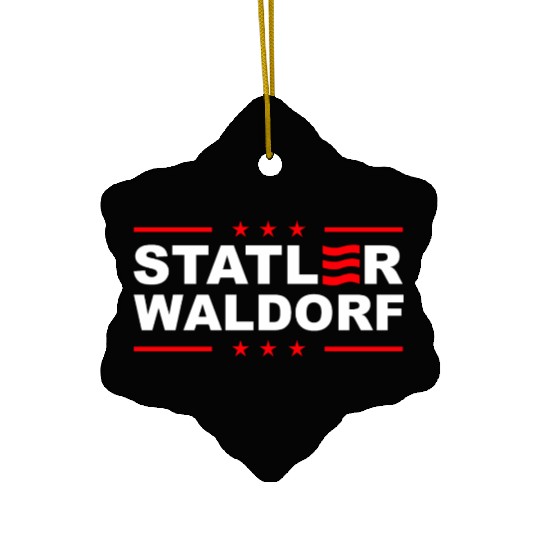 Statler and Waldorf Ceramic Ornaments