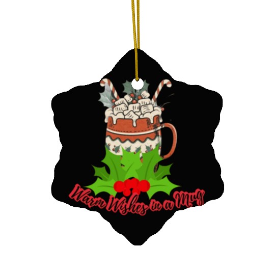 Festivity Mug- Season's greetings Ceramic Ornaments