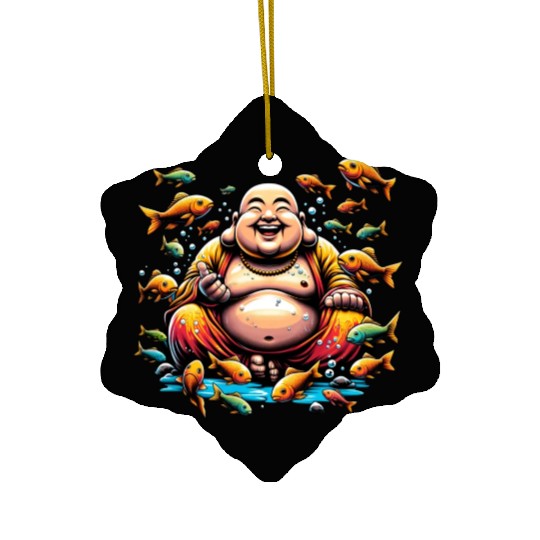 Buddhism and Underwater World - Peaceful Diving Ceramic Ornaments