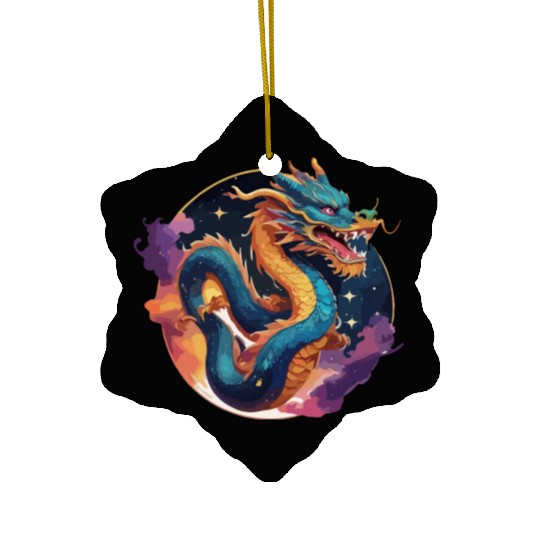 traditional Chinese dragon Ceramic Ornaments