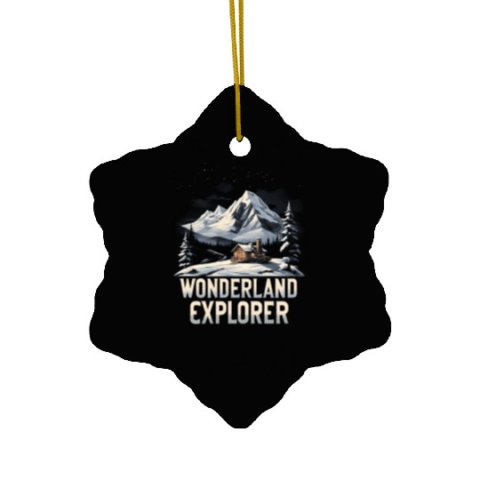 Winter Wonderland Explorer Ceramic Ornaments