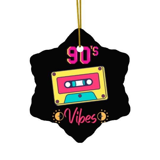 90s vibes nostalgia Ceramic Ornaments