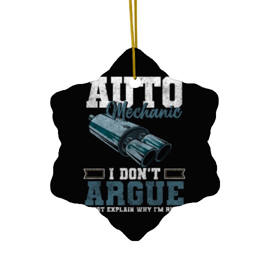 Mechanic Automobile Master Hobbyist Ceramic Ornaments