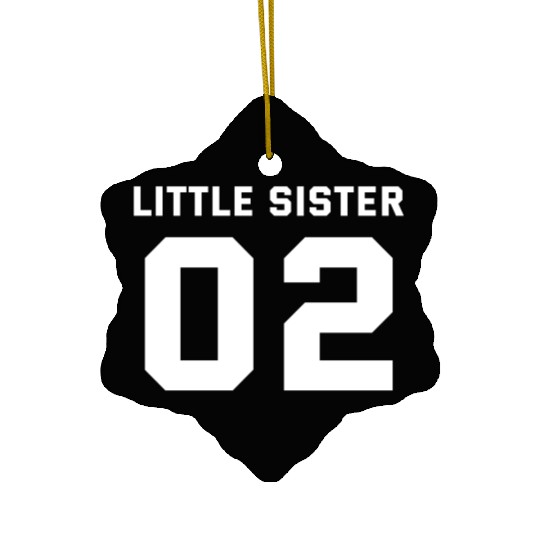 LITTLE SISTER 02 Ceramic Ornaments
