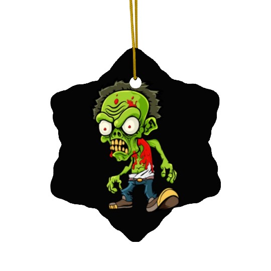 Zombie Ceramic Ornaments