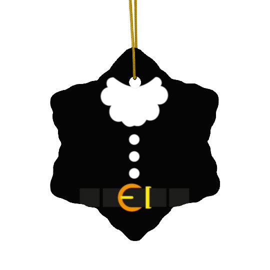 Christmas Santa Claus Costume Fun Santa Suit Xmas Ceramic Ornaments