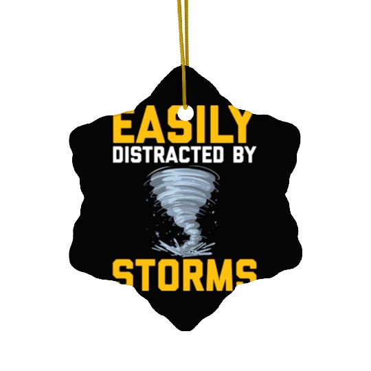 Storm chasers Ceramic Ornaments