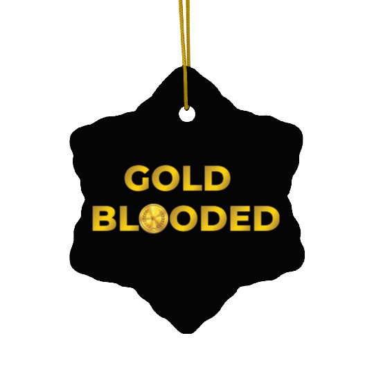 Gold blooded Ceramic Ornaments