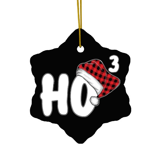 Ho Ho Ho Cheer Ceramic Ornaments: Spread Joy with Santa's Style
