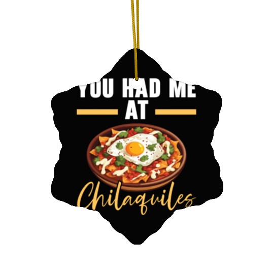 Chilaquiles Mexican Food Mexico Cuisine Foodie Ceramic Ornaments