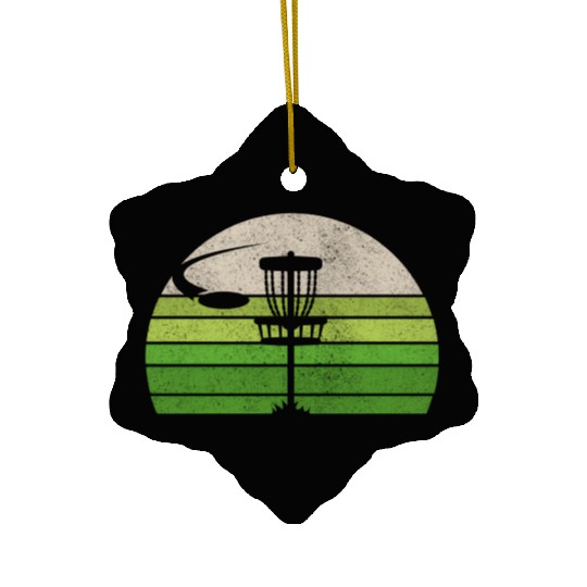 Ultimate Frisbee Disc Golf Ceramic Ornaments