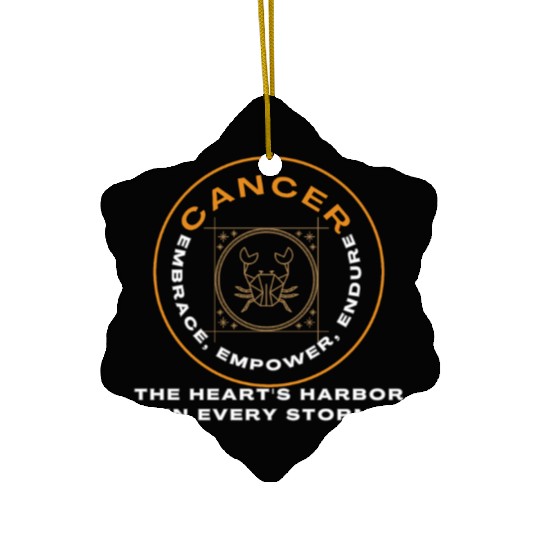 The Cancer Zodiac Sign: A Symbol of Strength Ceramic Ornaments