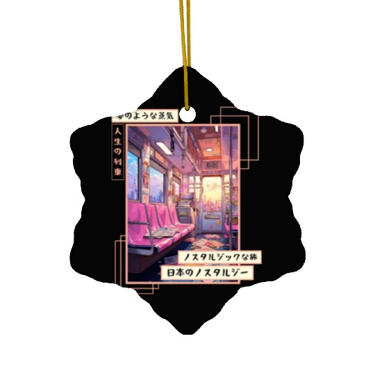 Japanese Aesthetic Subway Streetwear Vaporwave Ret Ceramic Ornaments