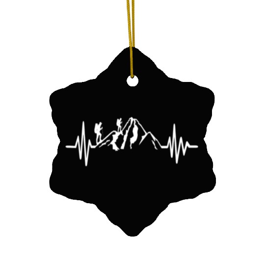 Hiking | Mountaineer | Wanderlust | Climbing Ceramic Ornaments