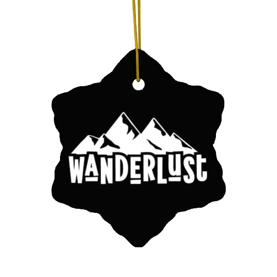 Hiking | Mountaineer | Wanderlust | Climbing Ceramic Ornaments